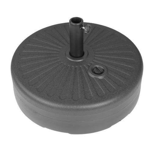 Bolero Black Plastic Parasol Base 40Ltr (filled) Bolero