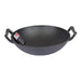 Dexam School of Wok Pre-Seasoned Cast Iron Flat Base Wok 300mm School of Wok by Dexam