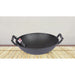 Dexam School of Wok Pre-Seasoned Cast Iron Flat Base Wok 300mm School of Wok by Dexam