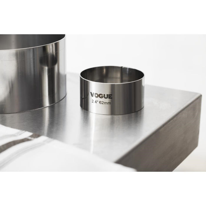 Round Mini Gateaux Mould 62 x 30mm Vogue