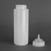 Vogue Clear Wide Neck Squeeze Sauce Bottle 32oz Vogue