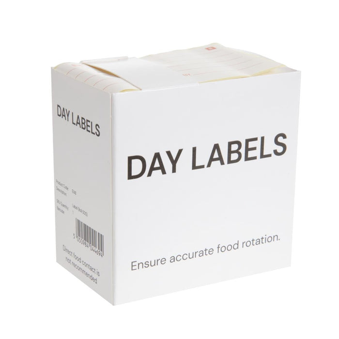 Hygiplas Removable Prepped Food Labels (500 Pack) Hygiplas