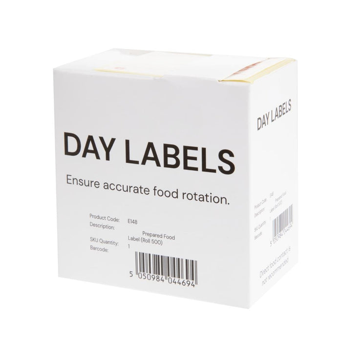 Hygiplas Removable Prepped Food Labels (500 Pack) Hygiplas