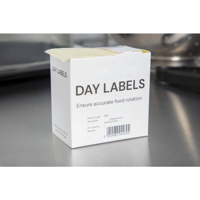 Hygiplas Removable Prepped Food Labels (500 Pack) Hygiplas