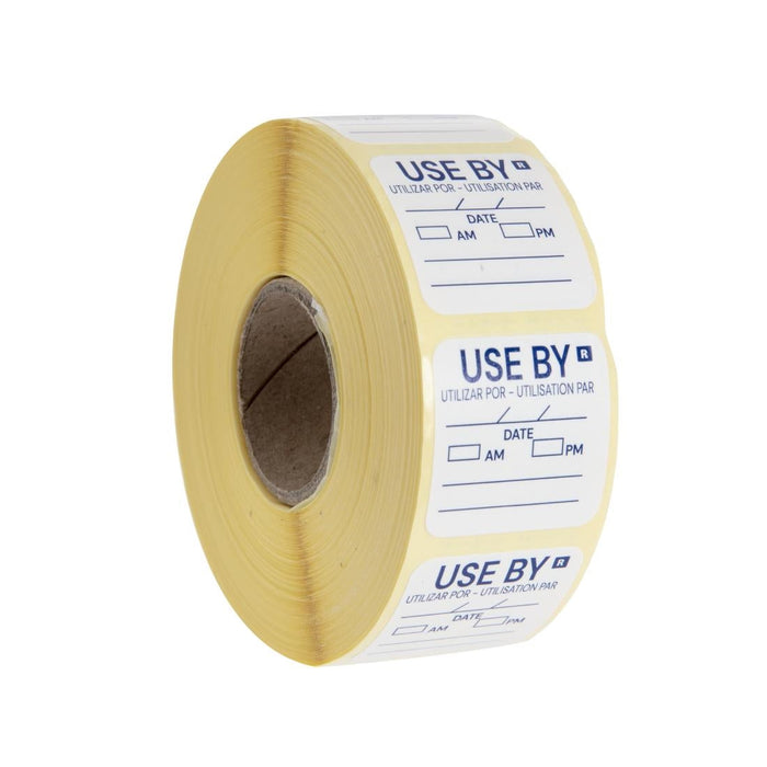 Hygiplas Removable Use By Labels (1000 Pack) Hygiplas