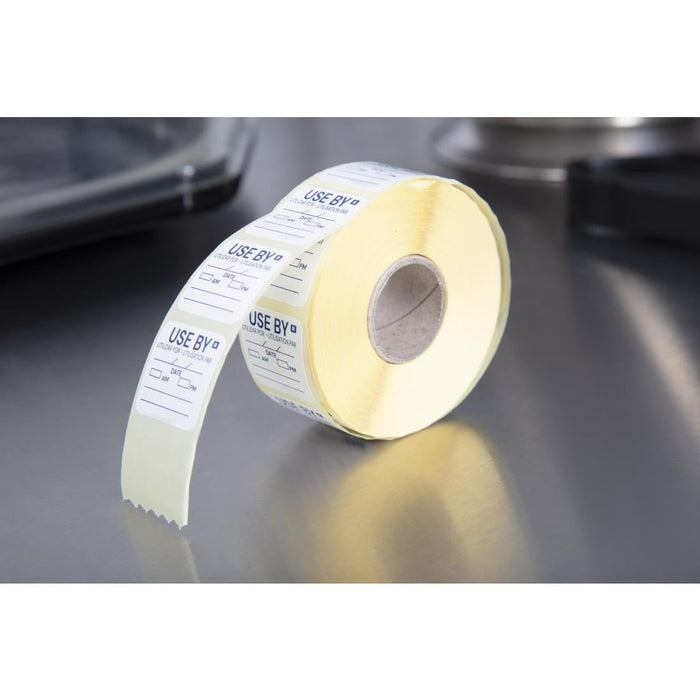 Hygiplas Removable Use By Labels (1000 Pack) Hygiplas