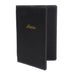 Olympia Faux Leather Menu Cover A5 Black Olympia