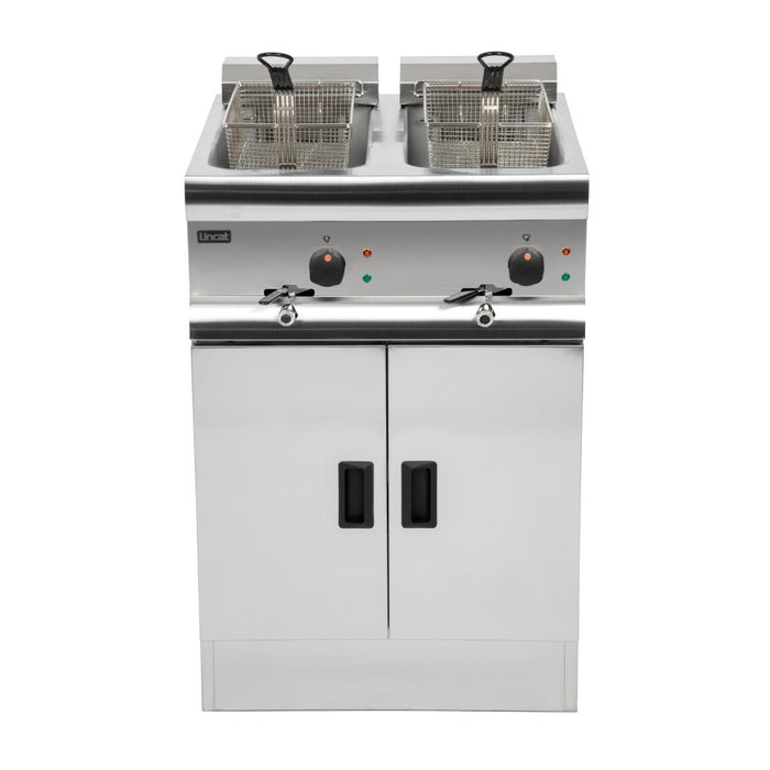 Lincat Twin Tank Twin Basket Free Standing Electric Fryer J18 Lincat