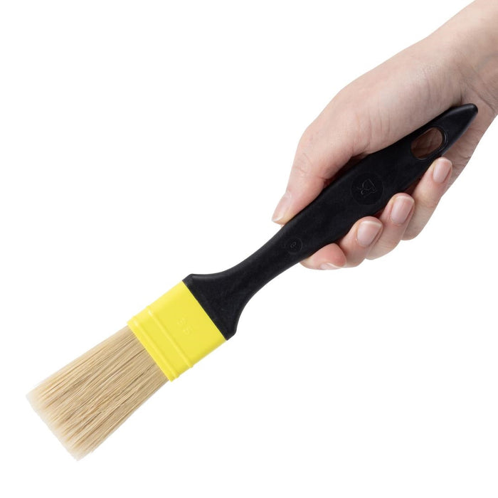 Matfer Bourgeat Pastry Brush Natural Flat Bristles 3.5cm Matfer Bourgeat