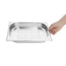 Vogue Stainless Steel Perforated 1/2 Gastronorm Tray 40mm Vogue
