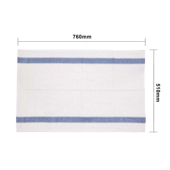 Vogue Heavy Tea Towel Blue Vogue