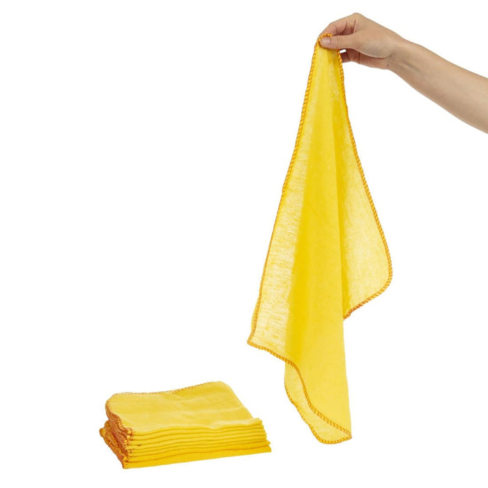 Jantex Yellow Dusters (10 Pack) Jantex