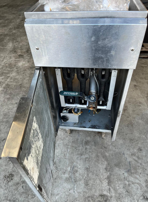 Commercial Elite Single Tank Double Basket Gas Fryer- Refurbished