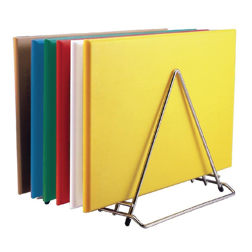 Hygiplas High Density Antibacterial Blue Chopping Board 455x305x12mm Hygiplas