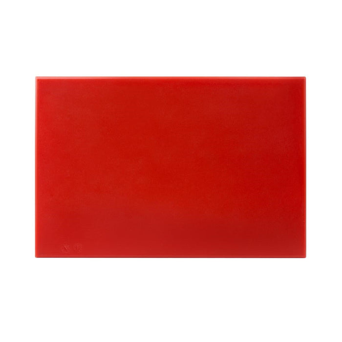 Hygiplas High Density Antibacterial Red Chopping Board 455x305x12mm Hygiplas