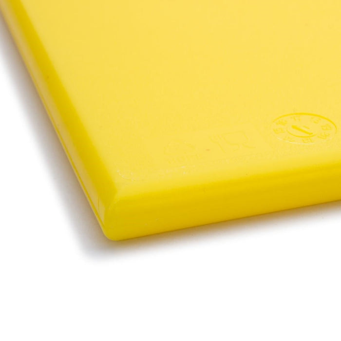Hygiplas High Density Antibacterial Yellow Chopping Board 455x305x12mm Hygiplas