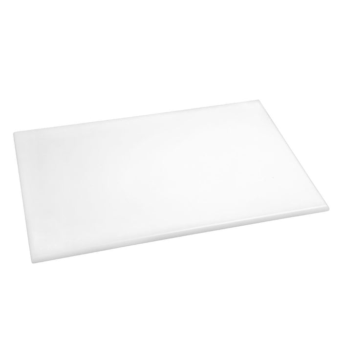 Hygiplas High Density Antibacterial White Chopping Board 455x305x12mm Hygiplas