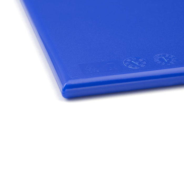 Hygiplas High Density Antibacterial Blue Chopping Board 455x305x12mm Hygiplas