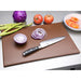 Hygiplas High Density Antibacterial Brown Chopping Board 455x305x12mm Hygiplas