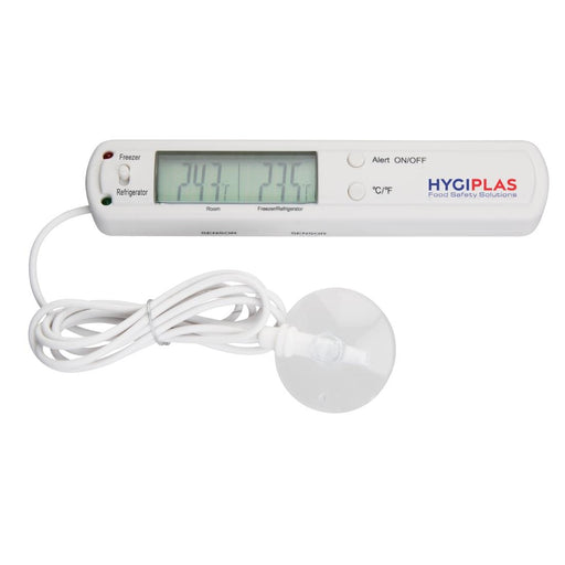 Range: -40 to +70°C. LCD display.