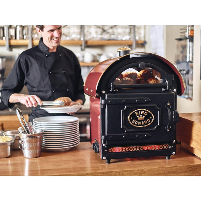 King Edward Potato Baker Small Claret PB1FV King Edward