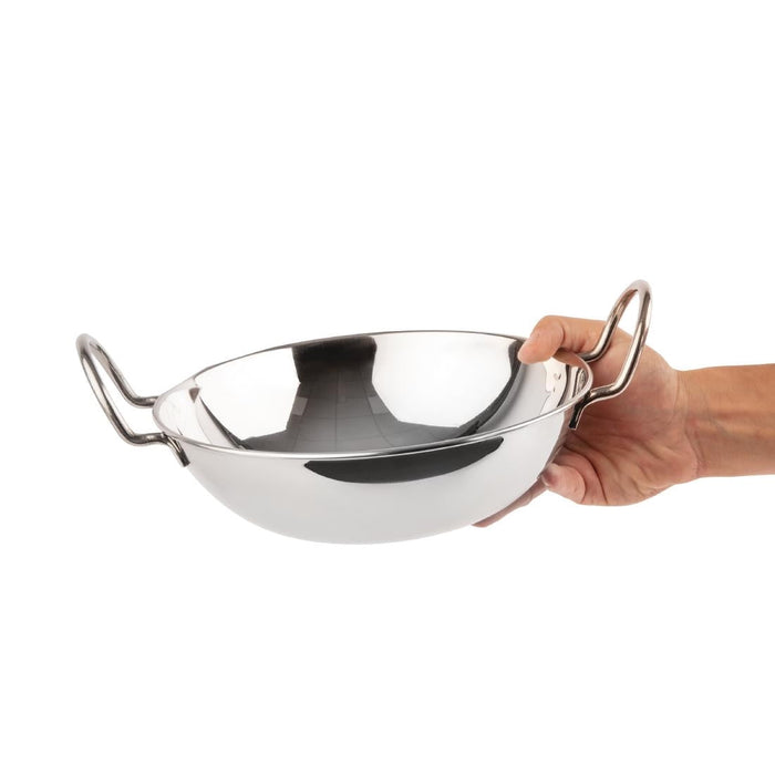Olympia Flat Bottomed Balti Serving Dish Large 241mm Olympia