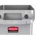 Rubbermaid Slim Jim Container with Venting Channels Grey 60Ltr Slim Jim