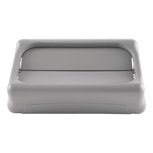 Rubbermaid General Purpose Swing Lid Grey Slim Jim