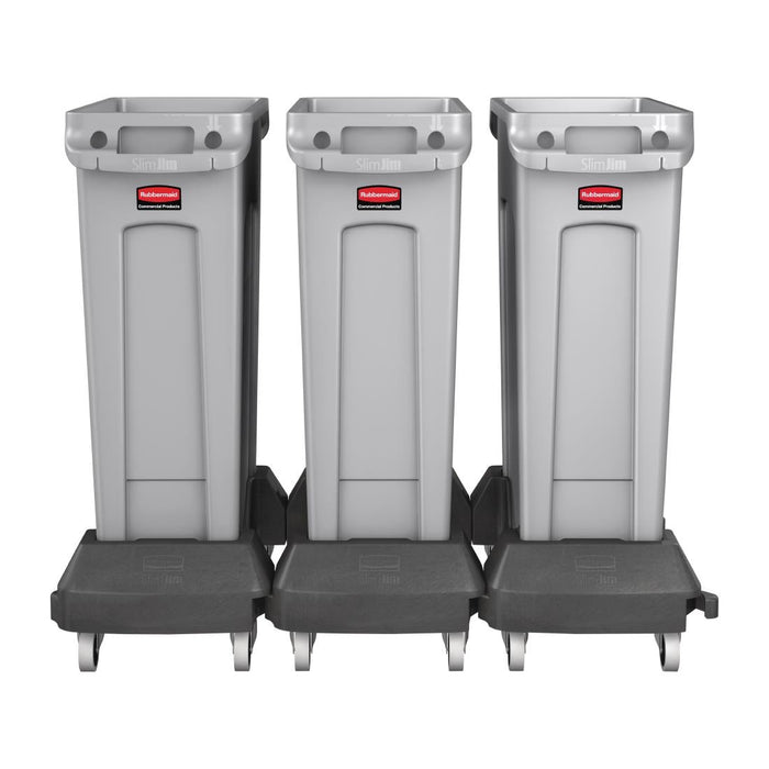 Rubbermaid Interlocking Dolly for Slim Jim Bin Slim Jim