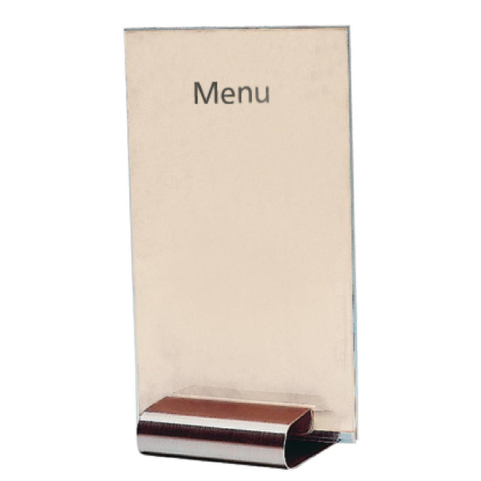 Olympia Curved Stainless Steel Menu Card Holder Olympia