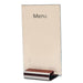 Olympia Curved Stainless Steel Menu Card Holder Olympia