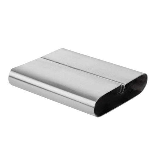 Stainless Steel. Holds up to A5. Portrait.