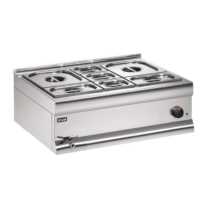 2kW Wet Heat with Tap. 2x GN 1/2, 2x GN 1/4 & 3x GN 1/6 pans included