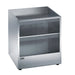 Width: 600mm. Shelf Size: 550x530mm. Open top