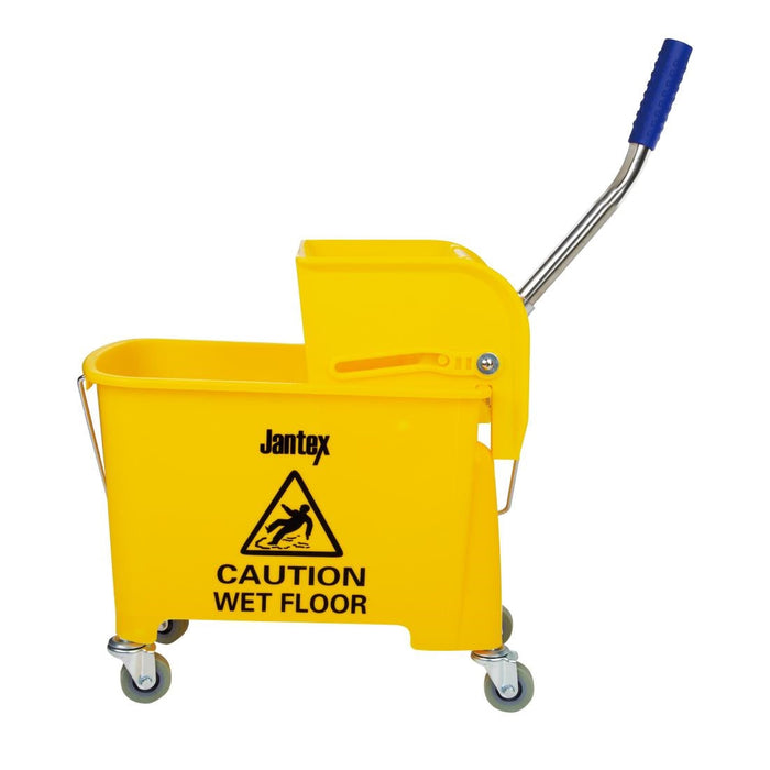 Jantex Kentucky Mop Bucket and Wringer 15Ltr Yellow Jantex