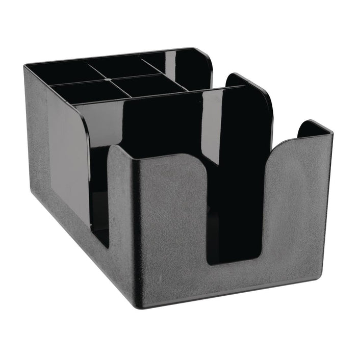 Olympia Kristallon Plastic Bar Caddy Black Olympia
