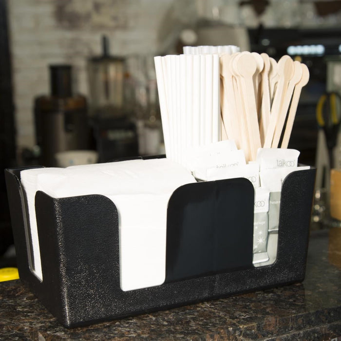 Olympia Kristallon Plastic Bar Caddy Black Olympia