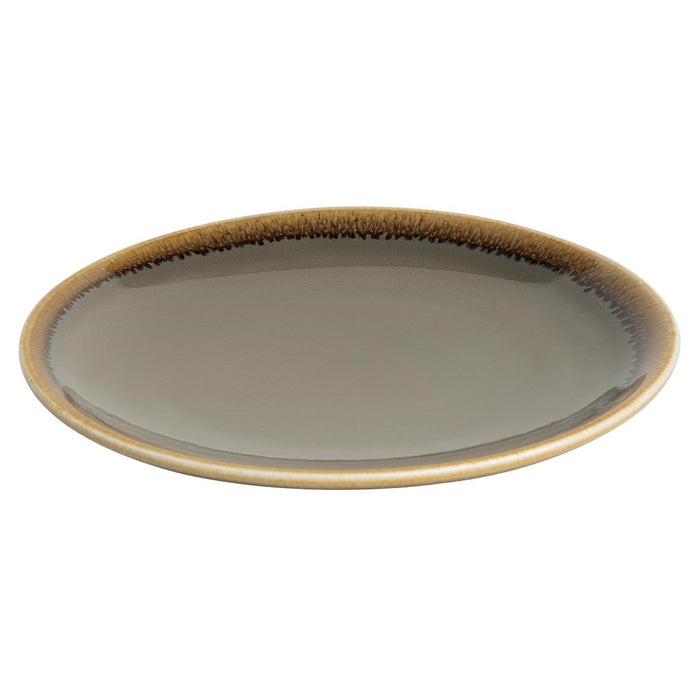 Olympia Kiln Smoke Round Coupe Plates 180mm (6 Pack) Olympia