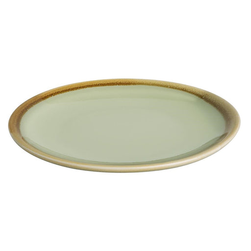 Olympia Kiln Moss Round Coupe Plates 180mm (6 Pack) Olympia