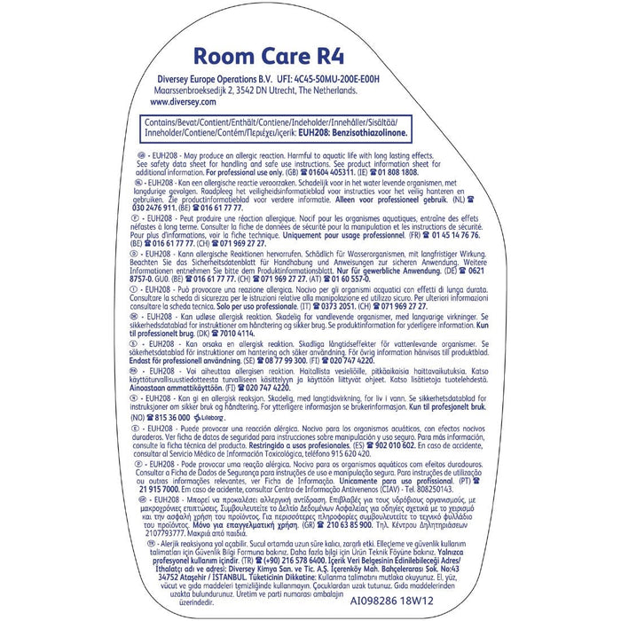 Room Care R4 Furniture Polish Ready To Use 750ml Diversey