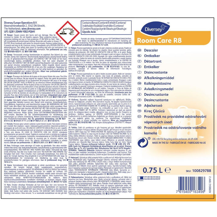 Room Care R8 Descaler Ready To Use 750ml Diversey