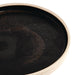 Olympia Canvas Flat Round Plates Delhi Black 180mm (6 Pack) Olympia