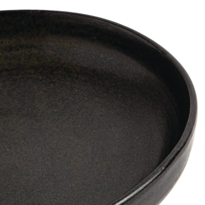 Olympia Canvas Coupe Bowl Delhi Black 230mm (6 Pack) Olympia