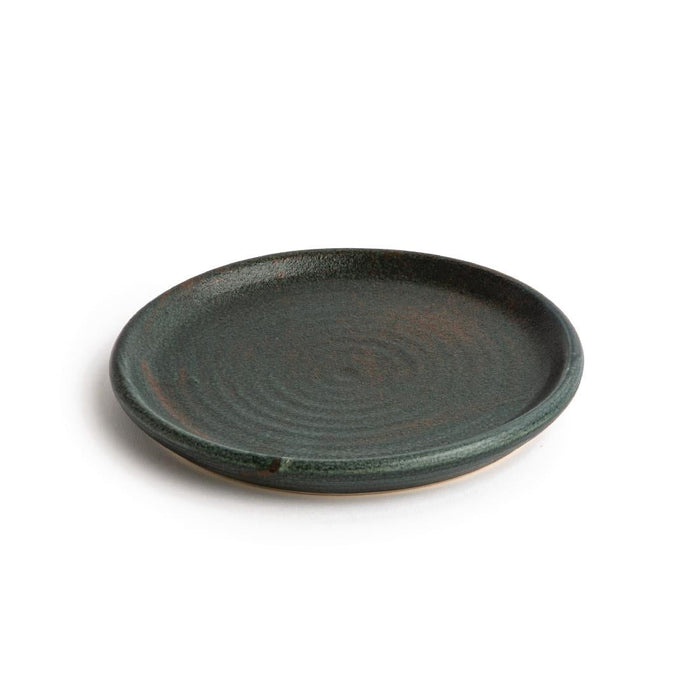 Olympia Canvas Small Rim Round Plates Green Verdigris 180mm (6 Pack) Olympia