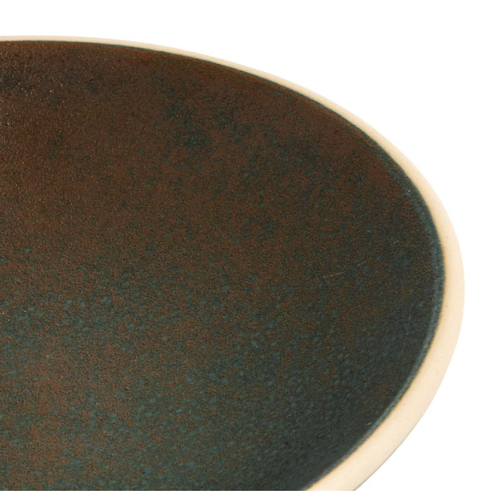 Olympia Canvas Shallow Tapered Bowls Green Verdigris 200mm (6 Pack) Olympia