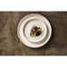 Olympia Canvas Flat Round Plates Murano White 180mm (6 Pack) Olympia