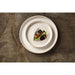 Olympia Canvas Flat Round Plates Murano White 250mm (6 Pack) Olympia