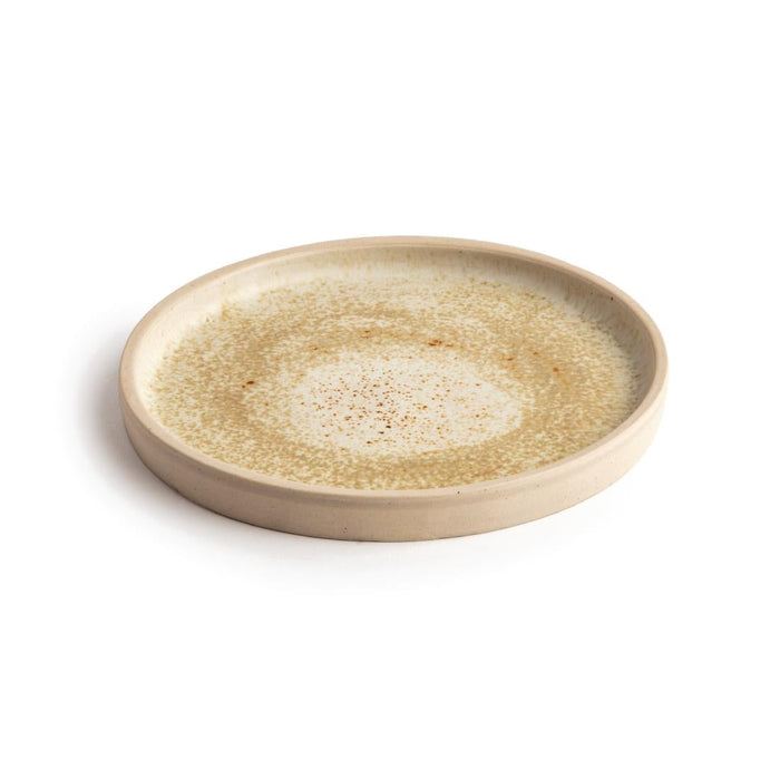 Olympia Canvas Flat Round Plates Wheat 180mm (6 Pack) Olympia