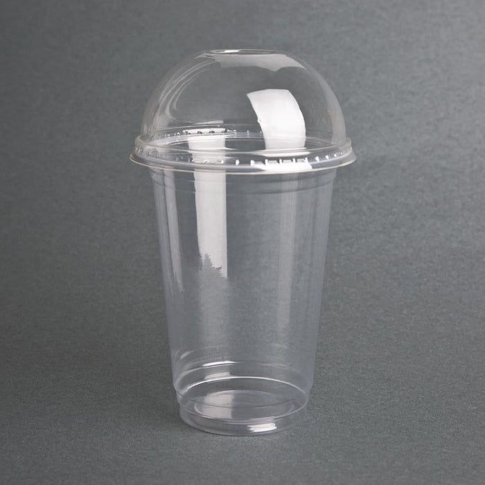 Fiesta Compostable PLA Cold Cup Domed Lids 12oz / 16oz / 20oz (1000 Pack) Fiesta Compostable