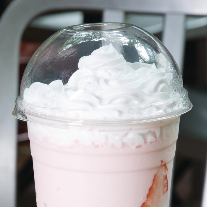 Fiesta Compostable PLA Cold Cup Domed Lids 12oz / 16oz / 20oz (1000 Pack) Fiesta Compostable